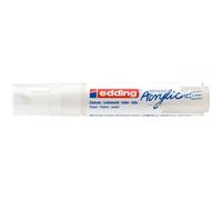 Marqueur acrylique blanc - EDDING - EDDING 5000 - Pointe biseautée 5 - 10 mm - Peinture acrylique à base d’eau