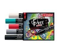 Marqueur Acrylique Free T800 Set Bold 5 Pcs
