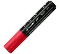 Marqueur acrylique - STABILO FREE T800C -1 marqueur peinture - pointe large biseautée - rouge foncé