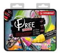 Marqueur acrylique Stabilo Multicolore G