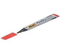 BIC Marqueur permanent Marking 2300 Onyx – pointe biseautée – rouge