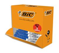 Marqueur bic velleda 1741 effacable pointe ogive moyennecouleur bleu pack de 47 + 3 offerts
