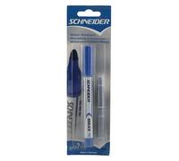 Marqueur Bleu Tableau Blanc + 2 Cartouches - Schneider
