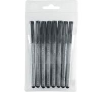 COPIC Multiliner Set – 8 fineliners noirs, pointes fines, encre pigmentée résistante à l'eau