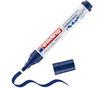 Marqueur calligraphie edding 1455 - Bleu acier - 1 stylo - Pointe calligraphique flexible 1-5 mm - Feutre pour papier, bois, toile - pour débutants, lettrage, bullet journals, cartes de vœux, agendas