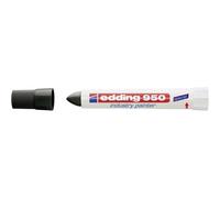 edding Marqueur craie industrielle 950 - pointe ogive 10 mm - noir