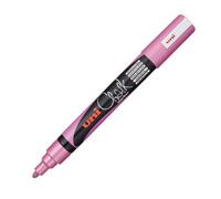 Marqueur craie liquide chalk Uni-Ball pointe ogive 1,8 à 2,5 mm - rose