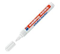edding Marqueur à craie 4095 – pointe ogive 2–3 mm – blanc