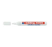 Marqueur craie liquide pointe ogive E 4095 - blanc EDDING