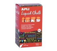 Marqueur Craie Liquide Pointe Ronde 5,5 Mm Orange 12 U.