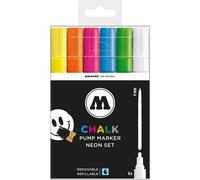 Marqueur craie Molotow, 6 pièces, Set:Basic Set, Largeur de trait:4 mm