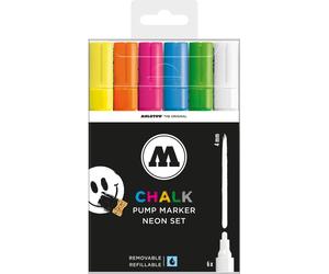 Marqueur craie Molotow, 6 pièces, Set:Basic Set, Largeur de trait:4 mm