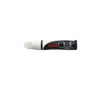 Mitsubishi Pencil – Marqueur craie UNI Chalk PWE-17K – Pointe biseautée 15 mm – Blanc