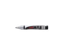 Mitsubishi Pencil Marqueur fenêtre et craie UNI CHALK PWE-5M 1,8-2,5 mm pointe ogive Argenté
