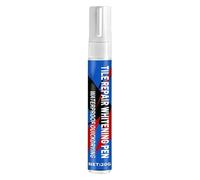 Marqueur de coulis de carrelage - Stylo de réparation de blanc, applicateur de restauration résistant à l'eau, dispositif de remplissage d'espace à couverture rapide | Outil de renouvellement