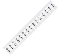 Marqueur de fil 25x20mm 500pcs/r - Système de codage de câble 211-835