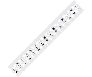 Marqueur de fil 25x20mm 500pcs/r - Système de codage de câble 211-835
