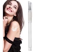 Marqueur de peau - Stylo de marquage d'artistes, stylo à tracer lavable, stylo de dessin blanc, stylo de marquage de la peau, outil d'art corporel pour adolescents et adultes