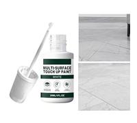 Marqueur de peinture de réparation en métal, stylo blanc émaillé, 30 ml avec contrôle de la pointe de précision, revêtement imperméable solide, outil de restauration d'armoire, usage domestique pour
