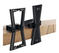 Marqueur de Queue d'aronde en Bois pour travaux manuels, Guide précis de Queue d'aronde avec pentes 1:5 et 1:8 - Gabarit de gabarit de gabarit de Taille en Alliage d'aluminium