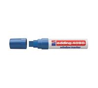 Marqueur - edding - 4090 - pour verre - bleu - encre à l'eau - 4-15 mm