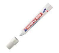 Marqueur Edding craie industrielle pointe ogive 10 mm - blanc
