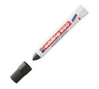 Marqueur Edding craie industrielle pointe ogive 10 mm - noir
