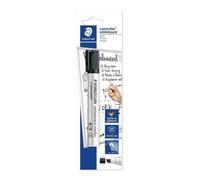 Marqueur effaçable à sec - STAEDTLER - Lumocolor® 351 - Pointe ogive 2 mm - Noir - DRY SAFE