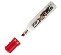 Marqueur effaçable Bic Velleda 1781 pointe biseautée 3,2 à 5,5 mm rouge
