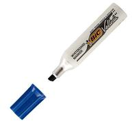 Marqueur effaçable Bic Velleda 1781 pointe biseautée 3,2 à 5,5 mmbleu