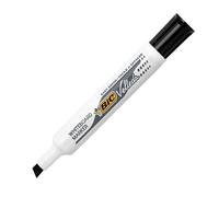 Marqueur effaçable Bic Velleda 1791 pointe biseautée de 3,3 à 4,6 mm - noir