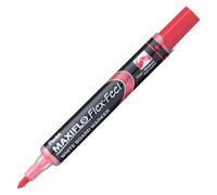 Marqueur effaçable Pentel Maxiflo Flex-Feel pointe conique 4,6 mm - rouge