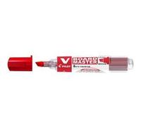Pilot Marqueur pour tableau blanc V-Board Master Rechargeable Effaçable à sec Biseautée 6 mm Rouge