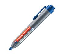 Marqueur effaçable rechargeable Edding 12 pointe ogive 1,5 à 3 mm - bleu