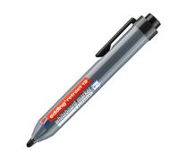 Marqueur effaçable rechargeable Edding 12 pointe ogive 1,5 à 3 mm - noir