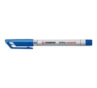 Marqueur effaçable- STABILO OHPen - 1 marqueur pointe 1 mm - bleu