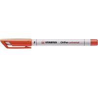 Marqueur effaçable- STABILO OHPen - 1 marqueur pointe moyenne 0,7 mm - rouge
