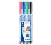Staedtler Feutre pour transparent Lumocolor 305F WP4-1 multicolore (pas de possibilité de choisir la couleur)