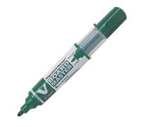 Marqueur effaçable V-BOARD MASTER PILOT encre liquide pointe ogive fine 4,5 mm vert