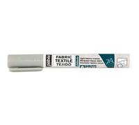 Pébéo 803413 7A Marqueur tissus pointe pinceau 1 mm Gris clair