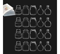Marqueur floral DIY - Lot de 20 marqueurs de fleurs séchées pour adultes - Marque-pages pratiques de papeterie pour étudiants pour bibliothèque, salle d'étude et salle de classe