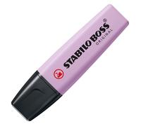STABILO Surligneur Boss Original Pastel – Résistant à la lumière – Trait 2–5 mm – Lilas