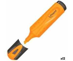 Marqueur fluorescent Maped Peps Classic Orange (12 Unités)
