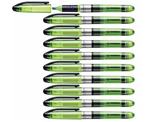 Marqueur fluorescent Stabilo Navigator Vert 10 Pièces (1 Unités)