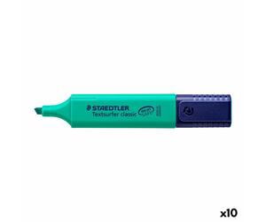 Marqueur fluorescent Staedtler Textsurfer Classic Turquoise (10 Unités)