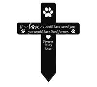 Marqueur funéraire pour chien - Acrylique - Piquet commémoratif - Pierre commémorative - Décoration de jardin - Tombstone - de cimetière en plein air - Bijou de pelouse -
