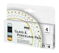 Marqueur Glass & Porcelain Pen Glamour, set de 4