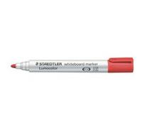 Staedtler Marqueur pour tableaux blancs Lumocolor 351-2 effaçable pointe ogive Rouge