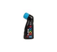 POSCA MOP'R, Marqueur peinture base eau - Tout Support - Bleu Clair | Uni Mitsubishi Pencil - Pointe tampon ronde XXL 3-19mm. Créations XXL & coulures maîtrisées. Permanents sur surface poreuse