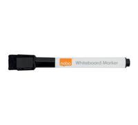 ACCO NOBO Marqueurs pour tableau blanc Mini – Pointe fine, effaçables à sec – Pack 6 Noir